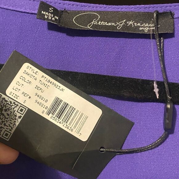 PJK, Flowy, Indigo, Oversized, Boho Dakota Tunic Blouse - Picture 10 of 16